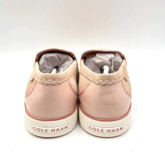 Cole Haan Womens Nantucket 2.0 Penny Loafer Pink Leather Slip On Shoes 10.5 - Picture 7 of 12